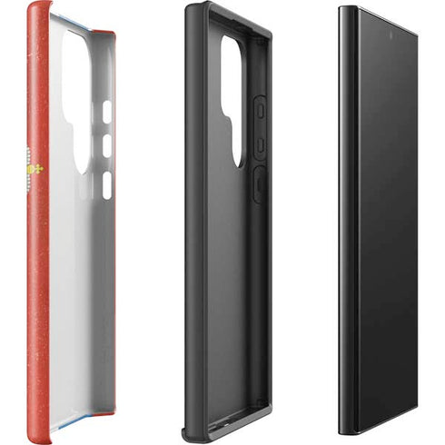 Serbia Flag Distressed Galaxy S25 Ultra Impact Case